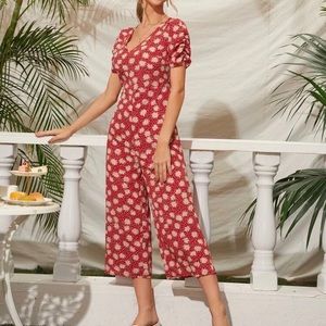 Floral jumpsuit